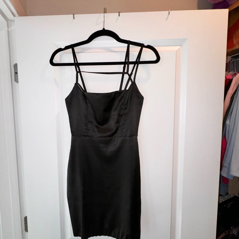 Oh Polly Black Mini Dress